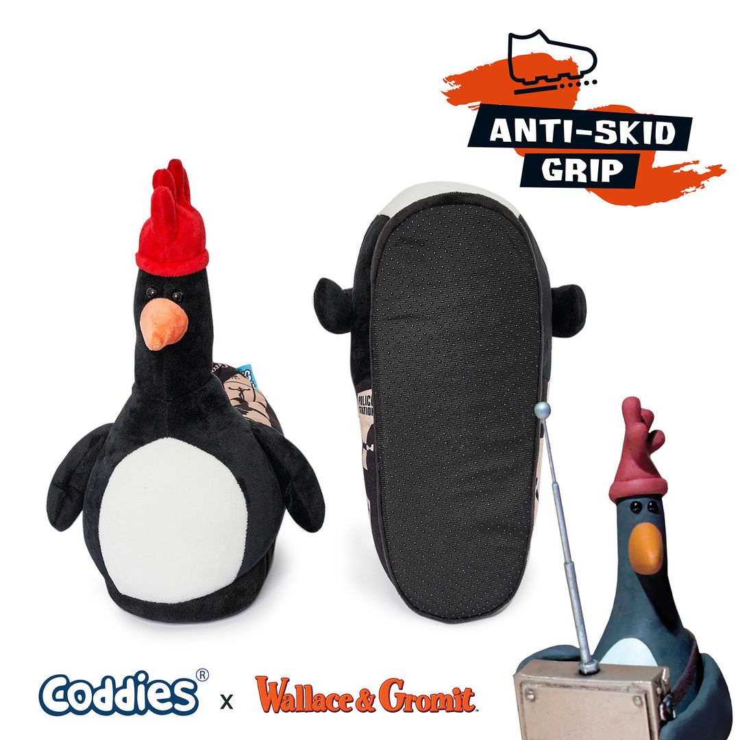 Coddies® Wallace &amp; Gromit Feathers McGraw Slippers - Coddies
