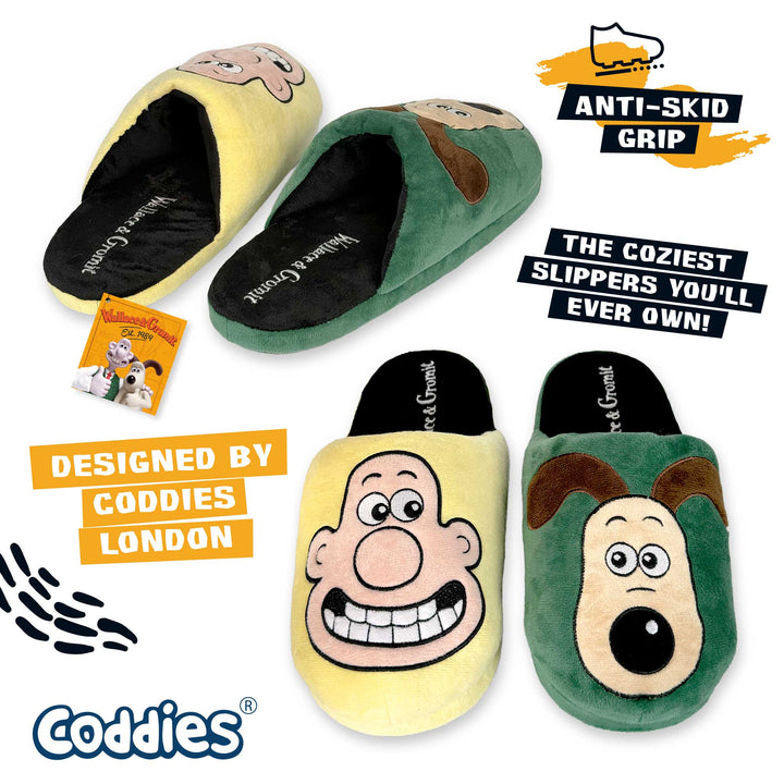 Coddies Wallace &amp; Gromit House Slippers