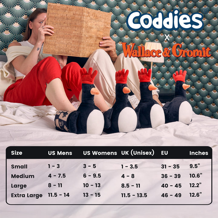 Coddies® Wallace &amp; Gromit Feathers McGraw Slippers - Coddies