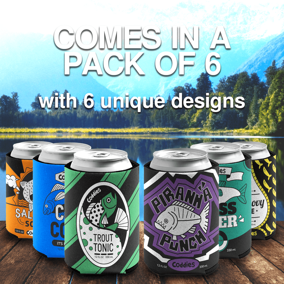 Coddies® Fish Beer Can Coolers (6 PK) - Coddies