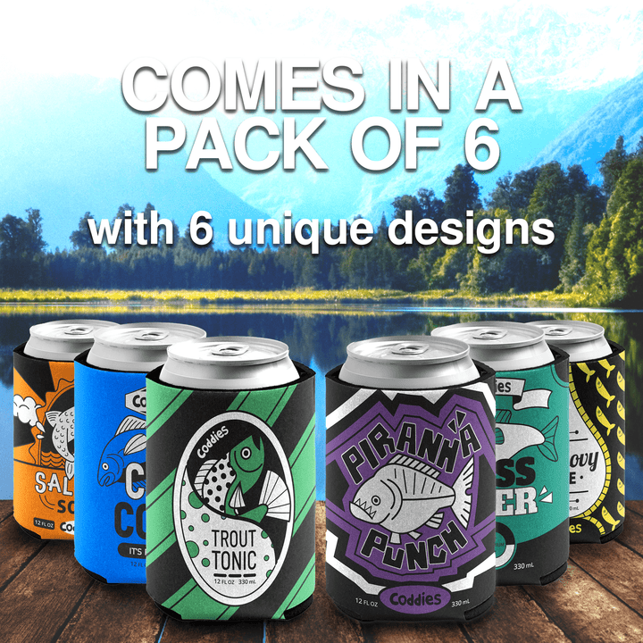 Coddies® Fish Beer Can Coolers (6 PK) - Coddies