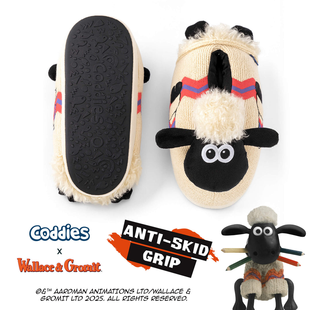 Coddies Shaun the Sheep Slippers