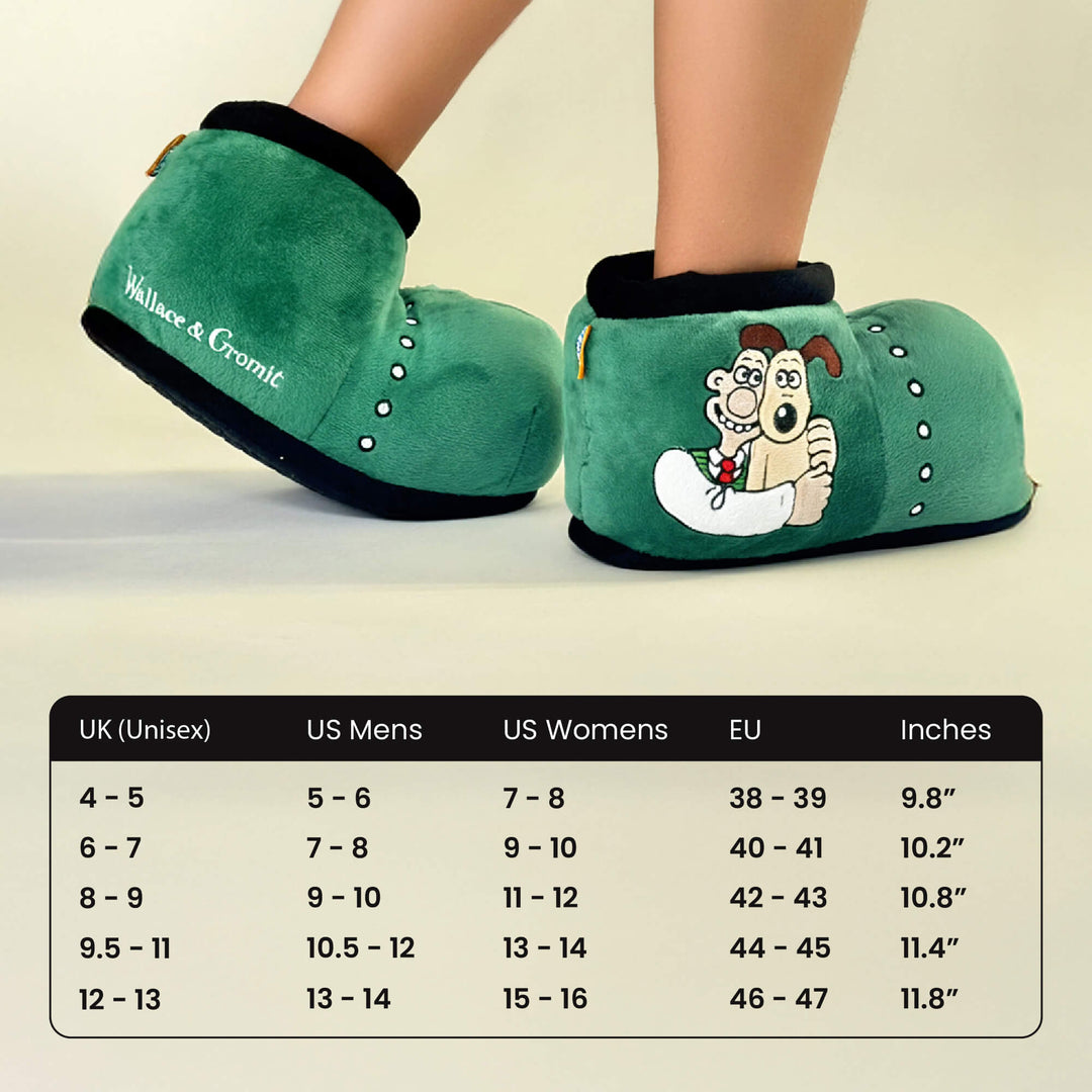 Coddies Wallace &amp; Gromit Boot Slippers
