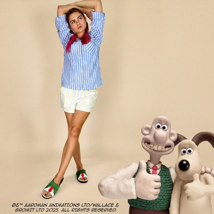Coddies Wallace and Gromit Sweater Slippers