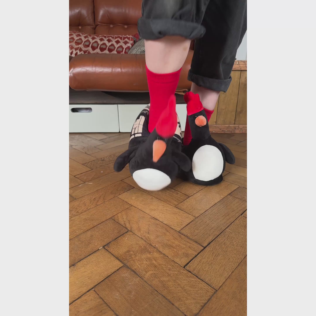 Coddies® Wallace &amp; Gromit Feathers McGraw Slippers