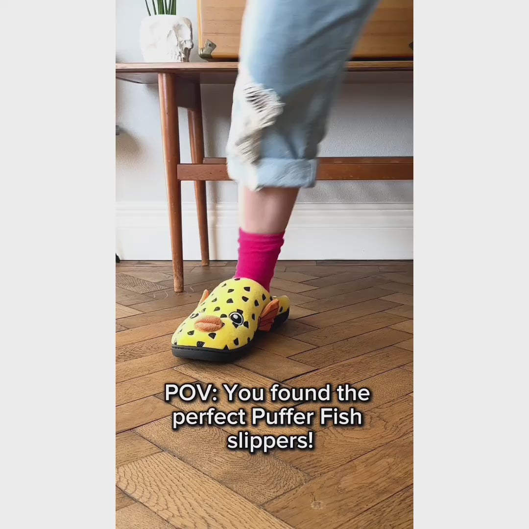 Coddies® Pufferfish Slippers
