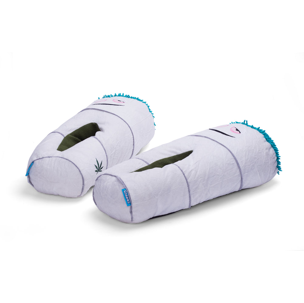 Coddies Spliff Slippers
Novelty Doobie Slippers, the perfect 420 Cannabis Gift