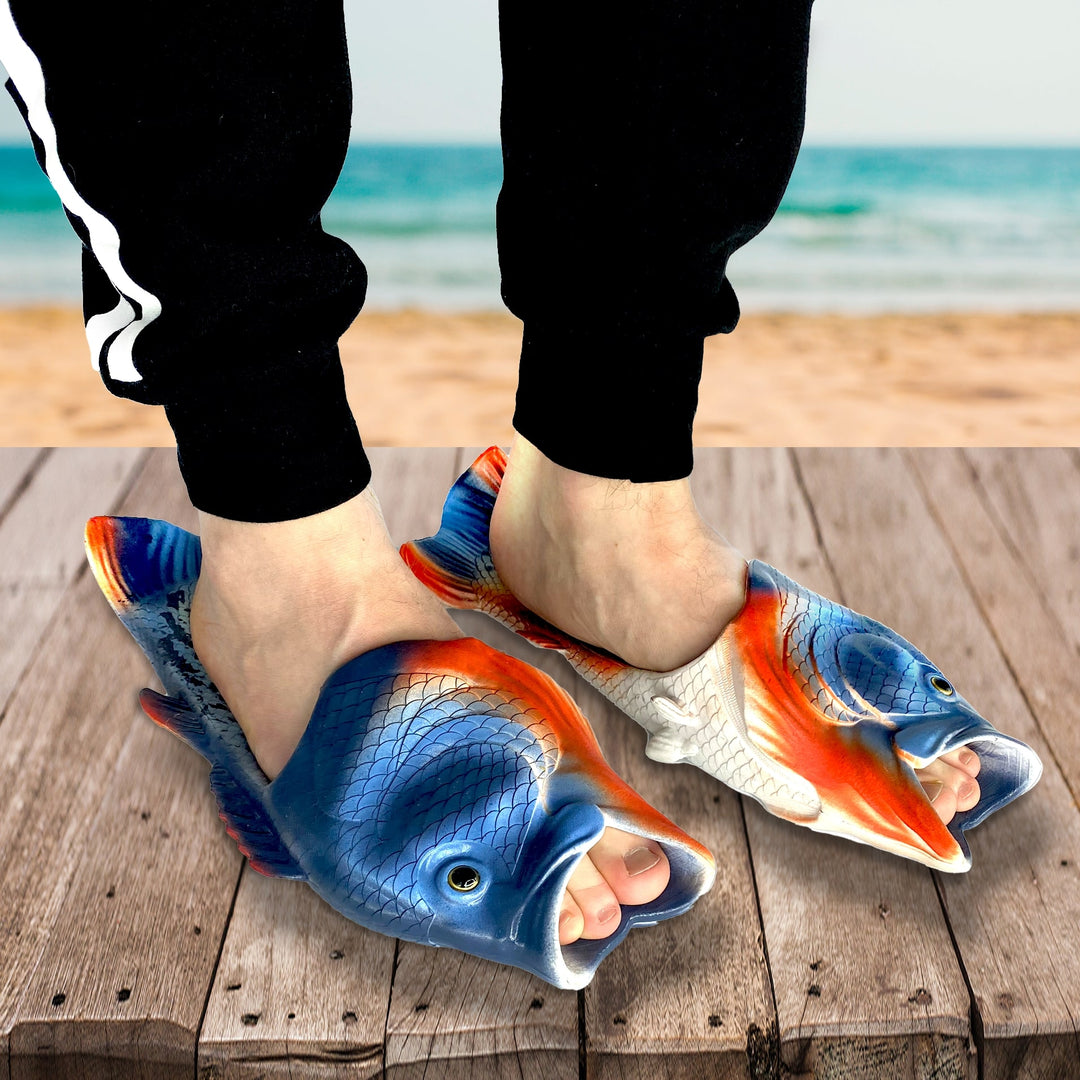 The Official Coddies Fish Flip Flops Ultimate Gift Incredible Fish Style Flip Flops